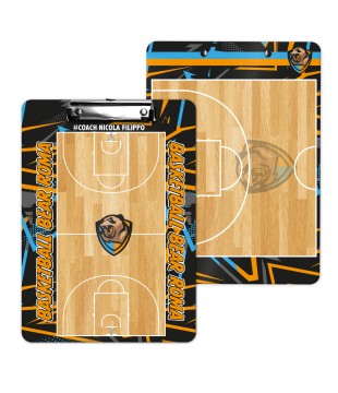 Lavagnetta tattica allenatore Basketball - Geometric Design Silver